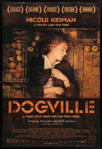 9w205 DOGVILLE DS 1sh '03 Lauren Bacall, Lars von Trier, great image of pretty Nicole Kidman!