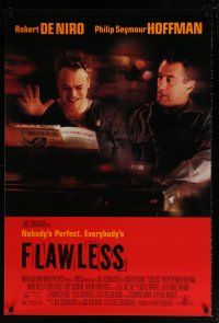 9w254 FLAWLESS 1sh '99 Joel Schumacher, Robert De Niro, Philip Seymour Hoffman!