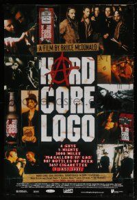 9w304 HARD CORE LOGO 1sh '96 Bruce McDonald directed punk rock mockumentary, Joey Ramone!