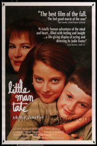 9w427 LITTLE MAN TATE 1sh '91 director/star Jodie Foster, Dianne Wiest, David Hyde Pierce