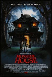 9w501 MONSTER HOUSE advance DS 1sh '06 there goes the neighborhood, see it in 3-D!
