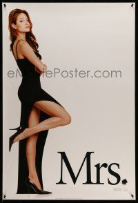 9w509 MR. & MRS. SMITH style B teaser 1sh '05 full-length super sexy Angelina Jolie!