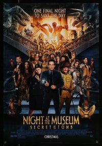 9w530 NIGHT AT THE MUSEUM: SECRET OF THE TOMB style B advance DS 1sh '14 Stiller, Robin Williams!