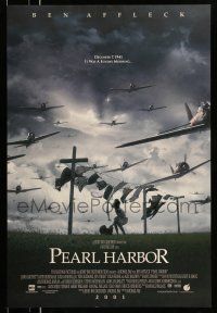 9w558 PEARL HARBOR int'l advance DS 1sh '01 World War II fighter planes flying over laundry line!