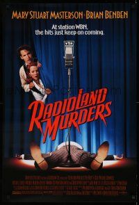 9w594 RADIOLAND MURDERS 1sh '94 Brian Benben, Mary Stuart Masterson, Ned Beatty!