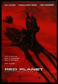 9w599 RED PLANET int'l DS 1sh '00 Val Kilmer, Carrie-Ann Moss, Tom Sizemore, Mars sci-fi!