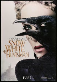 9w679 SNOW WHITE & THE HUNTSMAN June 1 teaser 1sh '12 sexy Charlize Theron, clever design!