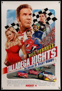 9w748 TALLADEGA NIGHTS THE BALLAD OF RICKY BOBBY rated advance DS 1sh '06 NASCAR driver Ferrell!