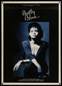 9x727 BETTY BLUE 25x36 English commercial poster '86 Jean-Jacques Beineix, pensive Beatrice Dalle!