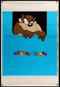 9x766 LOONEY TUNES printer's test 26x38 commercial poster '93 cool images of a very grumpy Taz!