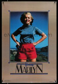 9x771 MARILYN MONROE 23x35 commercial poster '88 portrait of a very young Norma Jean on beach!