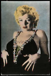 9x774 MARILYN MONROE 24x36 commercial poster '92 wonderful portrait in sexy dress w/ cool necklace