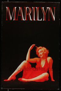 9x775 MARILYN MONROE 24x36 Swiss commercial poster '97 wonderful portrait in sexy red dress!