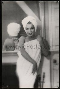 9x772 MARILYN MONROE 23x35 commercial poster '94 wonderful sexy portrait in white towels!