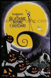 9x783 NIGHTMARE BEFORE CHRISTMAS 22x34 commercial poster '00 Tim Burton, Disney, Halloween!