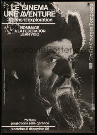 9x318 LE CINEMA UNE AVENTURE 20x28 French film festival poster '86 close up of Nikolai Cherkasov!