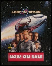9x407 LOST IN SPACE 22x28 video poster '98 William Hurt, Mimi Rogers, and cast!