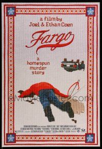 9x278 FARGO mini poster '96 a homespun murder story from the Coen Brothers, great image!