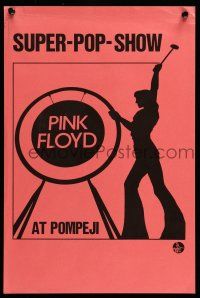 9x542 PINK FLOYD 12x18 music poster '72 David Gilmour, Roger Waters, Live at Pompeii!
