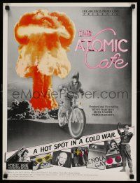 9x138 ATOMIC CAFE 18x24 special '82 great colorful nuclear bomb explosion image!
