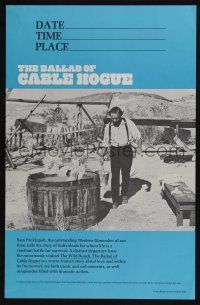 9x140 BALLAD OF CABLE HOGUE 14x21 special '70 Robards & sexy Stella Stevens in wash tub!