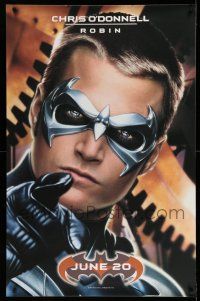 9x141 BATMAN & ROBIN set of 3 30x46 special posters '97 Schwarzenegger, Thurman, O'Donnell!