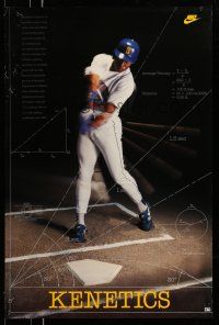 9x623 KEN GRIFFEY JR. 24x36 special '90s great image of the player swinging bat at the plate!