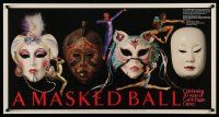 9x634 MASKED BALL 13x25 special '90 wonderful image of dancers and masks by Irena Guiness!