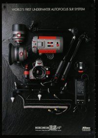 9x564 NIKONOS RSAF 23x33 Japanese advertising poster '00s image of the underwater camera & parts!