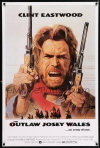 9x211 OUTLAW JOSEY WALES 27x39 REPRODUCTION '00s cool REPRO image!
