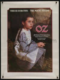 9x230 RETURN TO OZ 18x24 special '84 Walt Disney, image of very young Fairuza Balk!