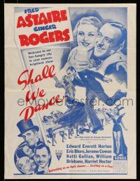 9x240 SHALL WE DANCE 19x25 special R60s Fred Astaire & Ginger Rogers!