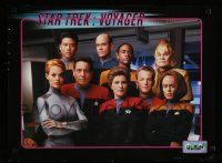 9x483 STAR TREK: VOYAGER set of 2 tv posters '95 great images of all the top cast members!
