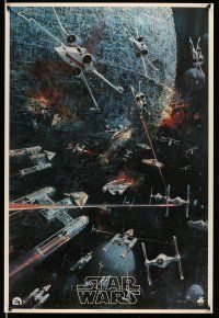 9x084 STAR WARS 22x33 music poster '77 George Lucas classic sci-fi epic, John Berkey artwork!
