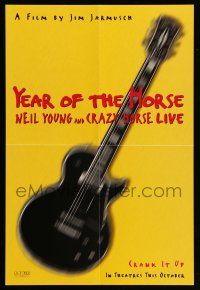 9x269 YEAR OF THE HORSE 14x20 special '97 Neil Young close-up cranking it up, Jim Jarmusch!