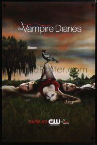 9x485 VAMPIRE DIARIES tv poster '09 sexy Nina Dobrev, love sucks!