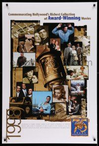 9x454 WARNER BROS 75TH ANNIVERSARY 27x40 video poster '98 Clint Eastwood, Paul Newman, Lauren Bacall