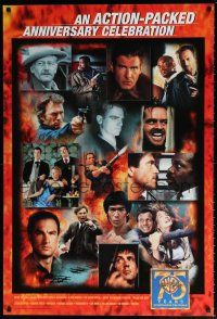 9x453 WARNER BROS: 75 YEARS ENTERTAINING THE WORLD 27x40 video poster '98 action-packed, many images