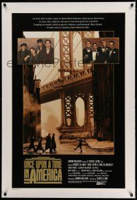 9y168 ONCE UPON A TIME IN AMERICA linen int'l 1sh '84 Robert De Niro, directed by Sergio Leone!