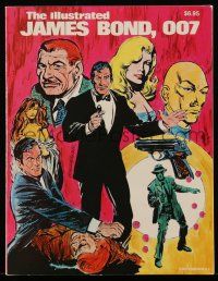 1a411 ILLUSTRATED JAMES BOND, 007 softcover book '81 collection of 1950s comic strips!