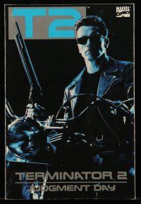1a395 TERMINATOR 2 1st printing softcover graphic novel '91 Arnold Schwarzenegger comic adaptation!
