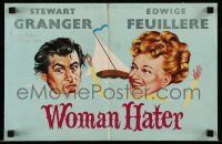 1a513 WOMAN HATER English pressbook '49 Stewart Granger, Edwige Feuillere, Terence Young directed!