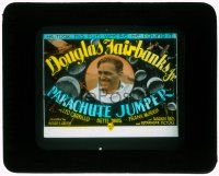 1a090 PARACHUTE JUMPER glass slide '33 Douglas Fairbanks Jr, Bette Davis not shown, drug smugglers