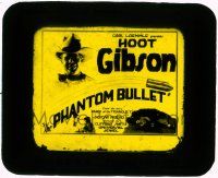 1a093 PHANTOM BULLET glass slide '26 cowboy Hoot Gibson tries to find his father's murderer!