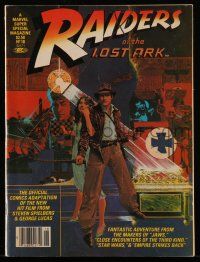 1a402 RAIDERS OF THE LOST ARK special magazine '81 the official Marvel Comics adaptation!
