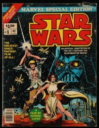 1a398 STAR WARS COMIC BOOK #1 special edition magazine '77 the official Marvel Comics adaptation!