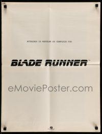 1a567 BLADE RUNNER 19x25 ad slick '82 Ridley Scott sci-fi classic, poster art of by John Alvin!