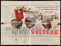 1a905 SO DEAR TO MY HEART pressbook '49 Walt Disney, Burl Ives, Beulah Bondi, Harrey Carey