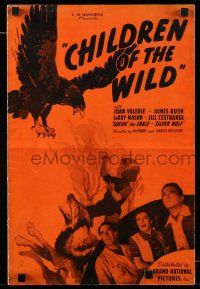 1a953 TOPA TOPA pressbook '39 dog framed for murder by evil trapper, Children of the Wild!