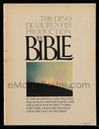 1a243 BIBLE souvenir program book '67 John Huston as Noah, Boyd as Nimrod, Ava Gardner as Sarah!